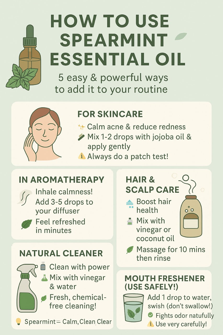 How to use spearmint essential oil
