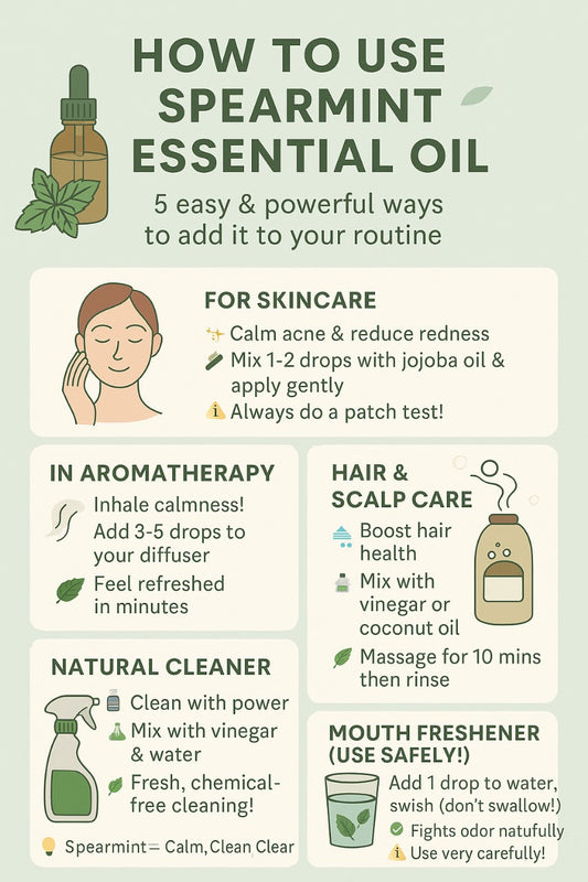 How to use spearmint essential oil