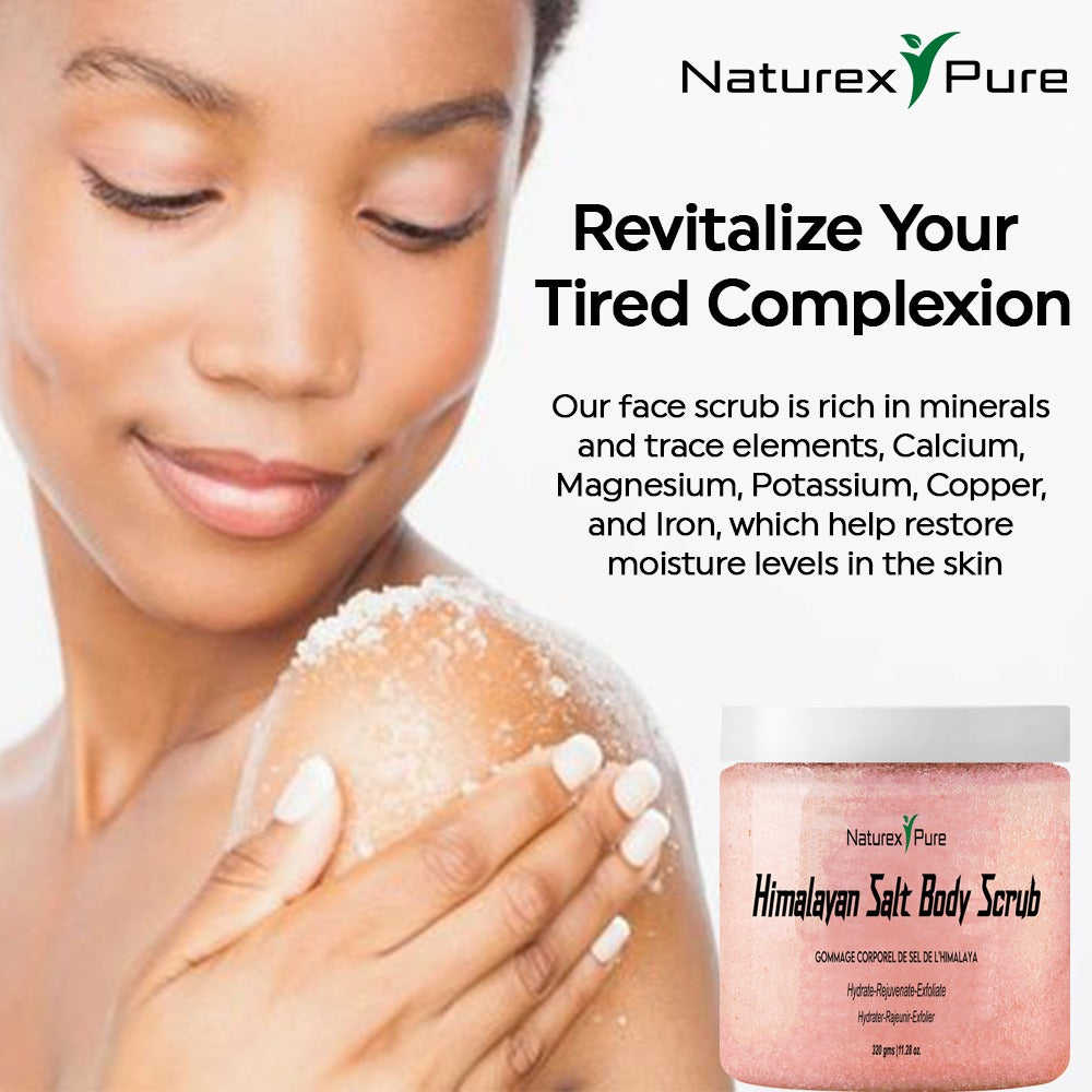 Himalayan salt body scrub
