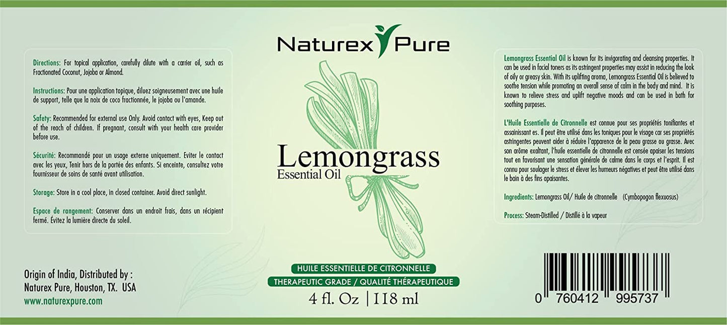 Lemongrass Essential Oil